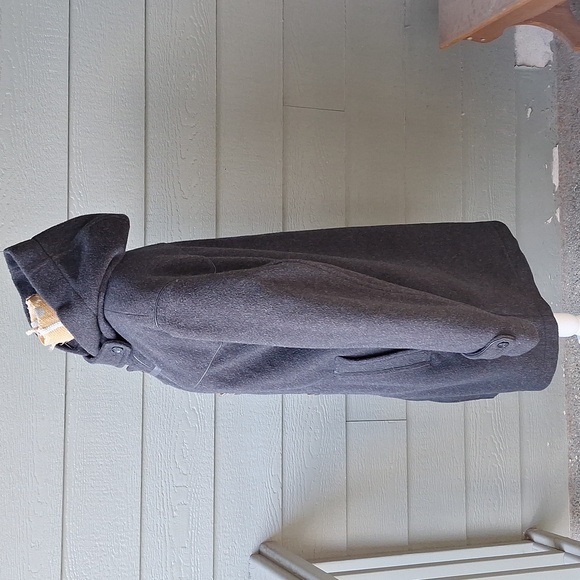 Vince Mens Duffel Toggle Coat Size Large Alpaca Wool Designer Luxury - Picture 14 of 16